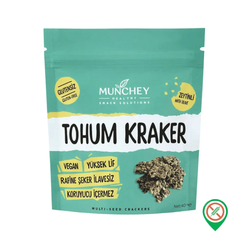 Munchey Zeytinli Tohum Kraker 40 gr