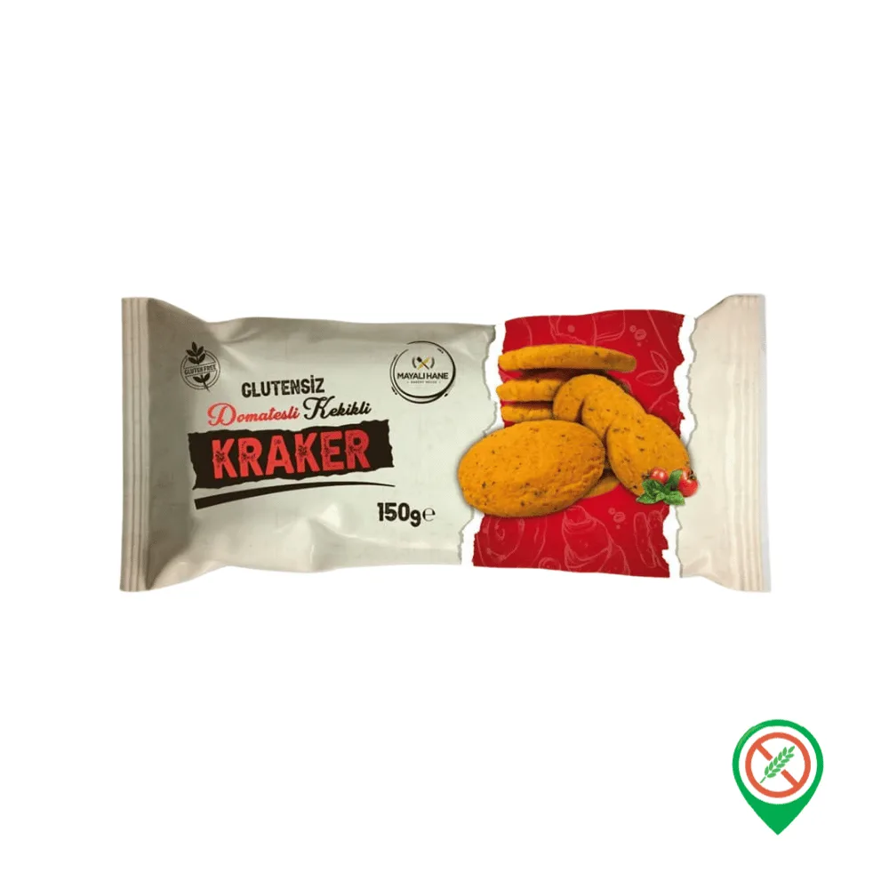 Mayali Hane Glutensiz Domatesli Kekikli Kraker 150 gr