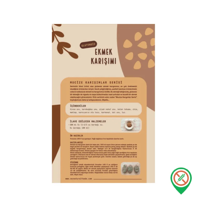 Cey Natural Ekmek Karisimi 300 gr 1