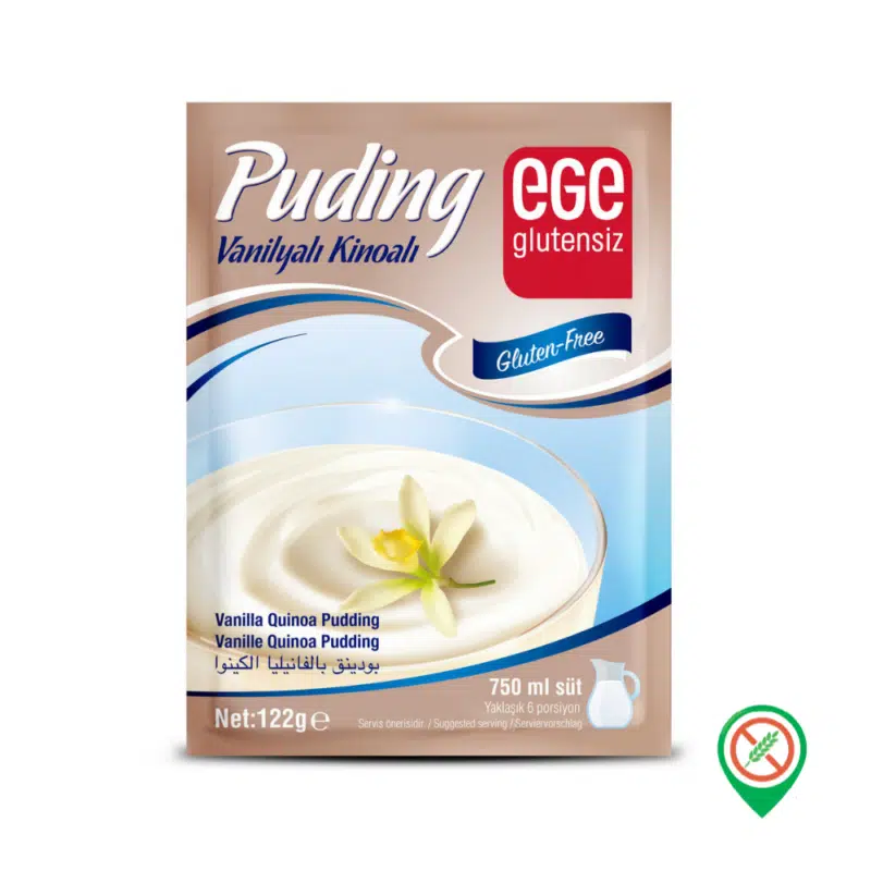 Ege Glutensiz Vanilyali Kinoali Puding 122 gr