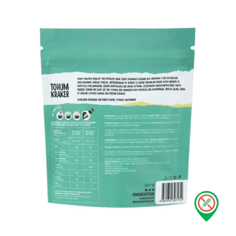 Munchey Zeytinli Tohum Kraker 40 gr 1