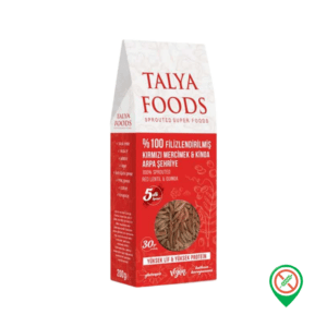 Talya Foods %100 Filizlendirilmiş Kırmızı Mercimek & Kinoa Arpa Şehriye 200 gr
