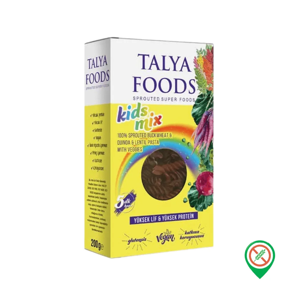 Talya Foods Kids Mix Karisik Sebzeli Makarna 200 gr