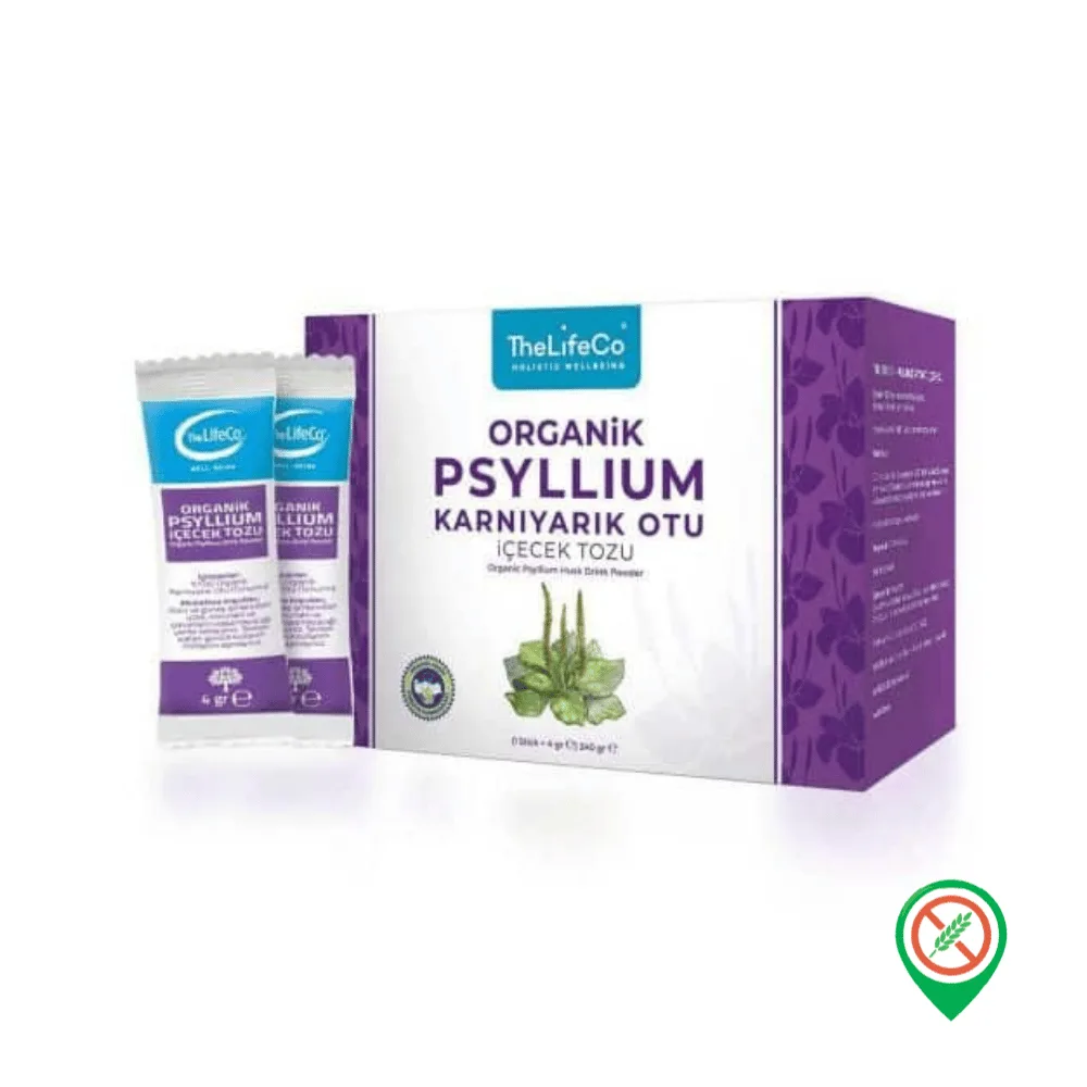 The LifeCo Organik Psyllium Icecek Tozu 4 gr Tekli Ambalaj