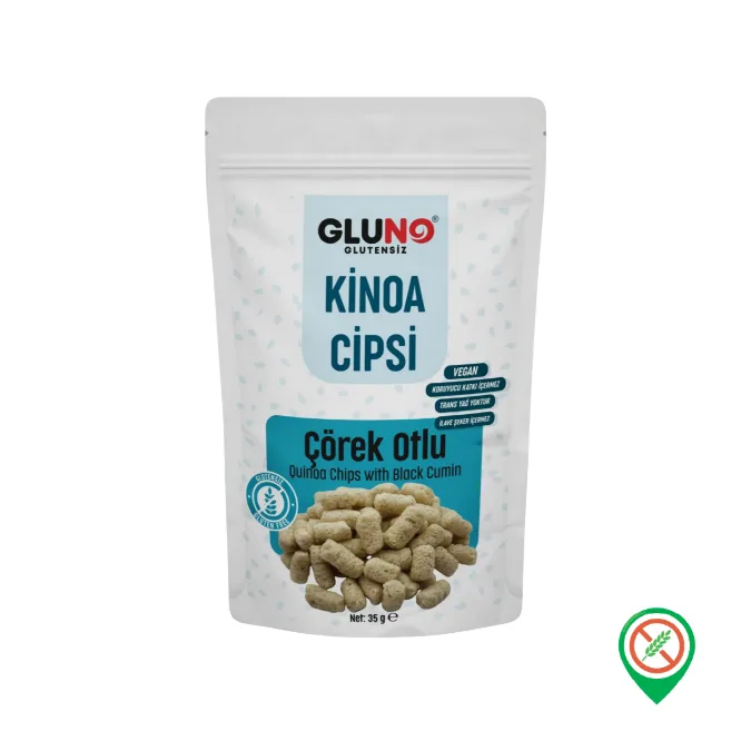 Gluno Çörek Otlu Kinoa Cipsi 35 gr - Görsel 1