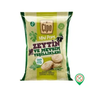 Cipo Zeytin ve Meyvim Yesillikleri Cesnili Pirinc Patlagi 60 gr