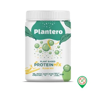 Plantero Plain Protein Blend Isolate Supergreens Mix Vitamins 416 gr