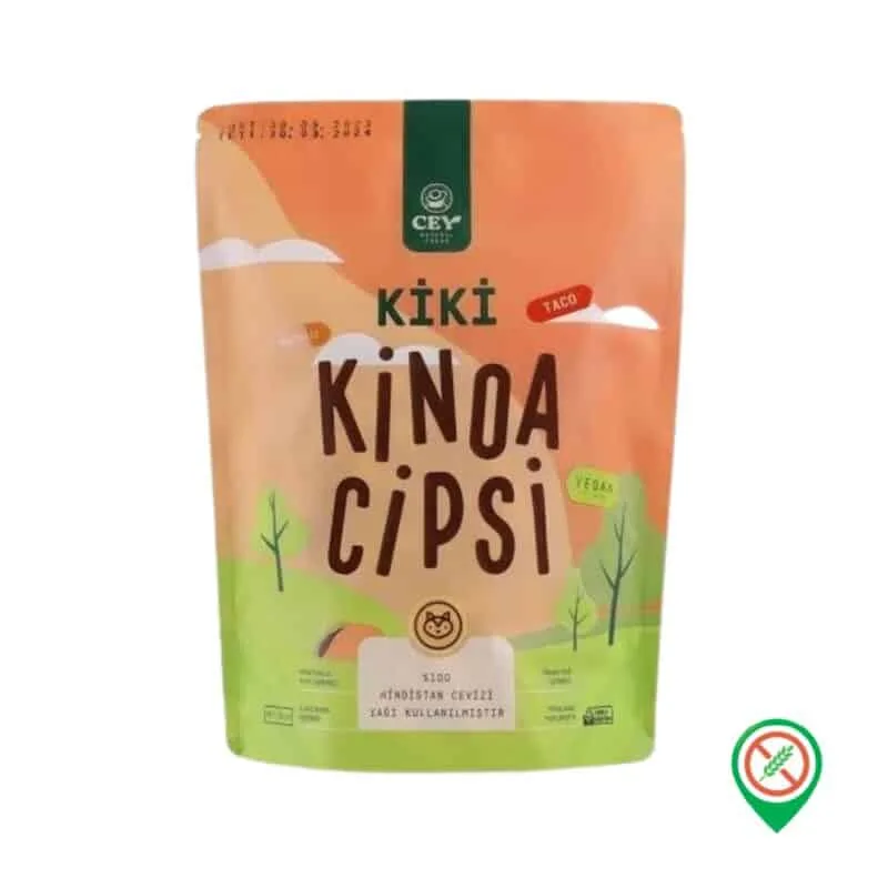 Cey Natural Foods Kiki Taco Kinoa Cipsi 30 gr - Görsel 1