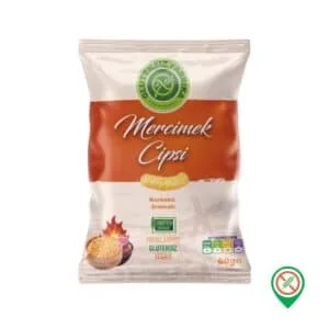 Glutensiz Fabrika Barbeku Aromali Mercimek Cipsi 60 gr