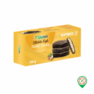 Dr. Gluten Çikolata Kaplı Fındıklı Kurabiye 120 gr