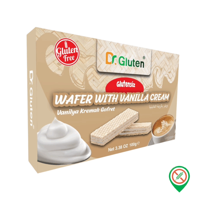 Dr. Gluten Vanilya Kremalı Gofret 100 gr - Görsel 1