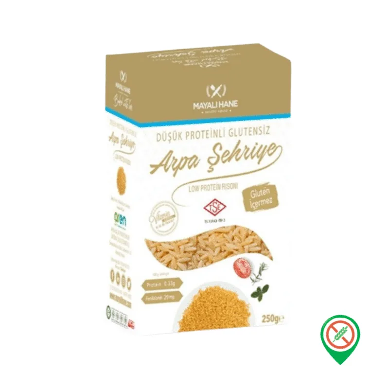 Mayali Hane Dusuk Proteinli Glutensiz Arpa Sehriye 250 gr
