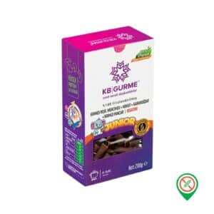 KB Gurme Filizlendirilmiş Kırmızı ve Yeşil Mercimek + Nohut + Karabuğday + Kırmızı Pancar Junior Rigatoni Makarna 200 gr