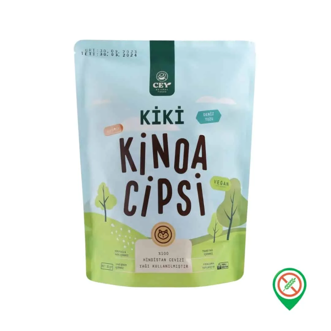 Cey Natural Foods Glutensiz Kiki Deniz Tuzlu Kinoa Cipsi 30 gr