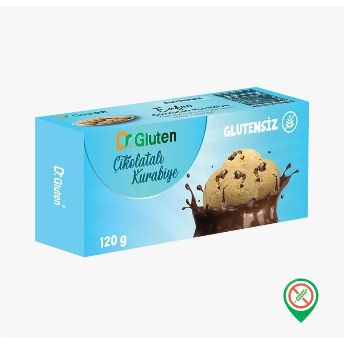Dr. Gluten Glutensiz Cikolatali Kurabiye 120 gr