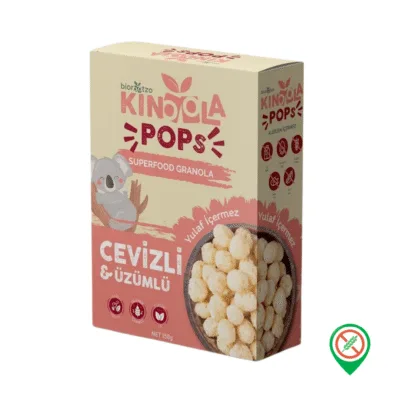 Biorootzo Cevizli Üzümlü Kahvaltılık Gevrek Granola 150 gr