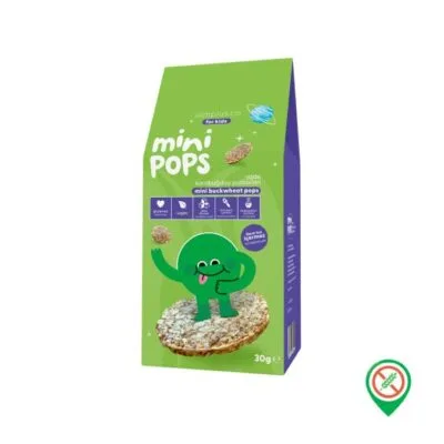 Slimplus Co Mini Pops Atıştırmalık Karabuğday Patlakları 30 gr