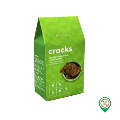 Slimplus Co Zeytinli Biberiyeli Tohum Kraker Cracks 50gr