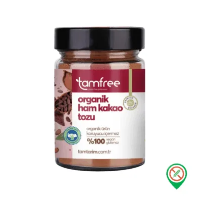 Tam Tarım Organik Ham Kakao Tozu 140 gr