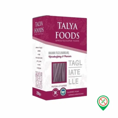 Talya Foods Filizlendirilmiş Karabuğday & Mor Havuç & Pancar Tagliatelle 200 gr