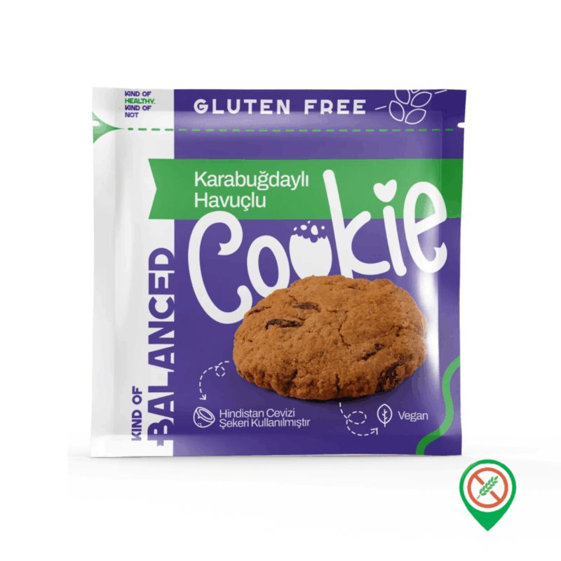 Balanced Karabuğdaylı Havuçlu Cookie 60 gr - Görsel 1