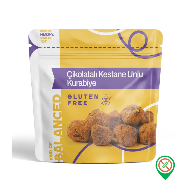 Balanced Kestane Unlu Kurabiye 50 gr - Görsel 1