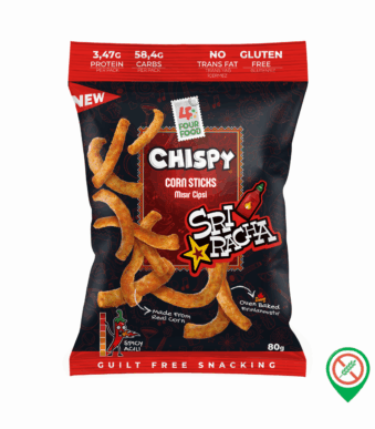 Four Food Sriracha Misir Cipsi 80 gr scaled